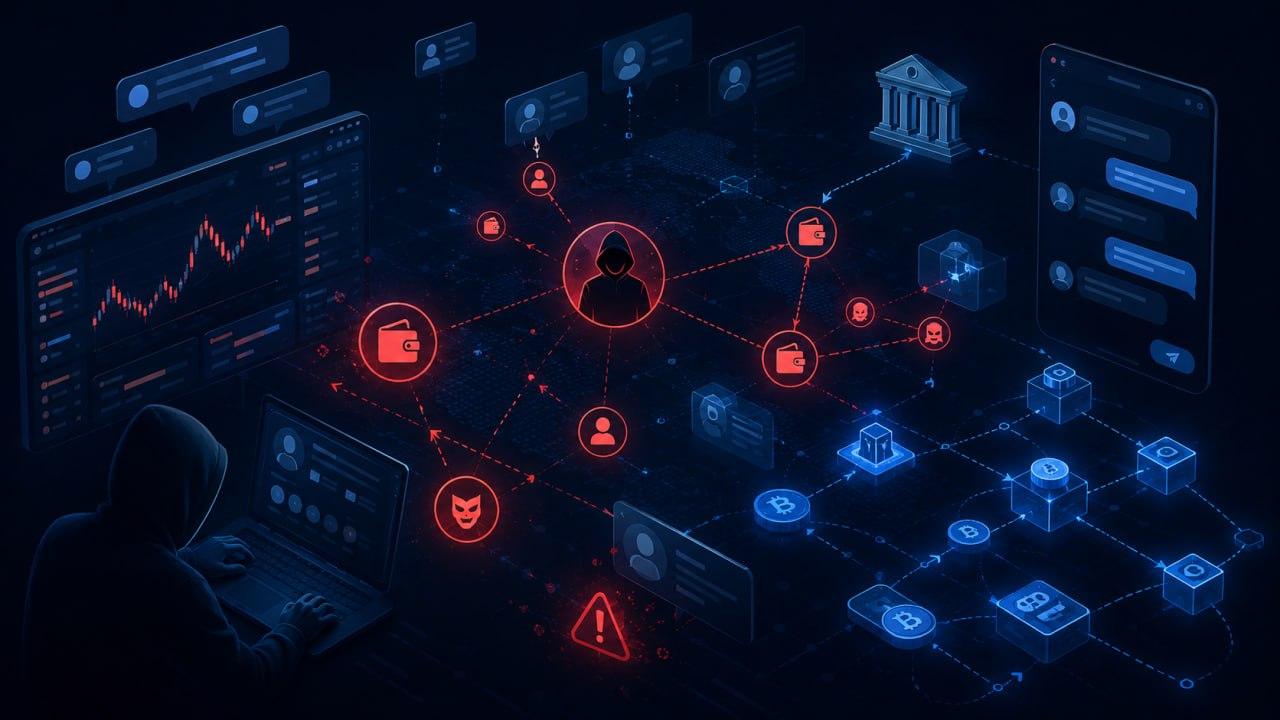 FlowTrace scam network analysis preview